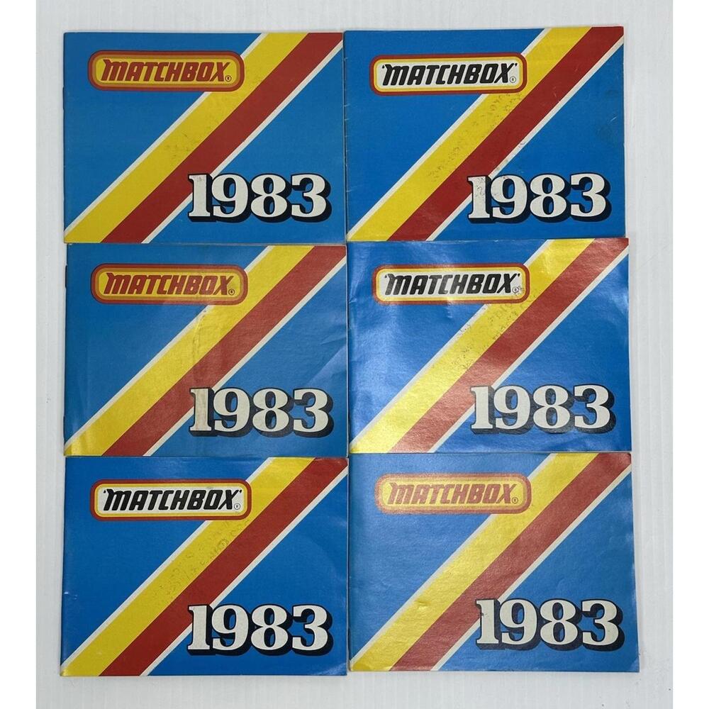 1983 Matchbox Catalog Stamped Harolds Place Inc 2 Different Designs 3 Of Each‎